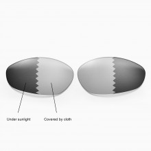 Walleva Polarized Transition/Photochromic Replacement Lenses for Oakley Minute 2.0 Sunglasses